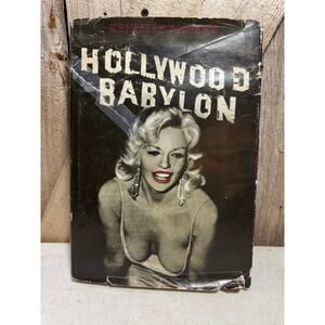 Hollywood Babylon by Kenneth Anger 1975 Hardcover with Dust Jacket